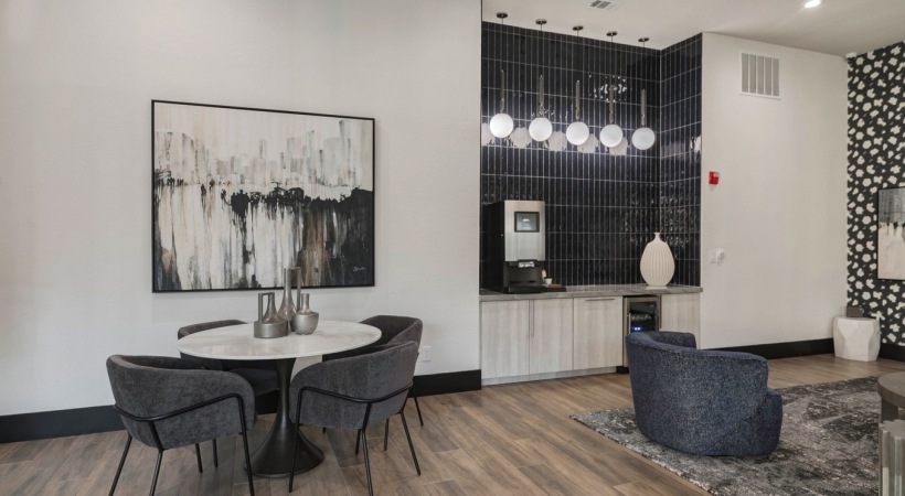 Complimentary Coffee Bar at Our McDermott Apartments