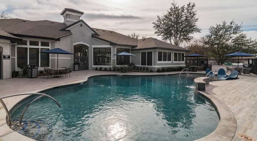 Resort-Style Pool at Our Twin Creeks Apartments in Allen, TX