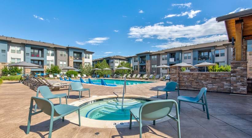 Heated Swimming Pool and Spa at Our Johnstown Apartments