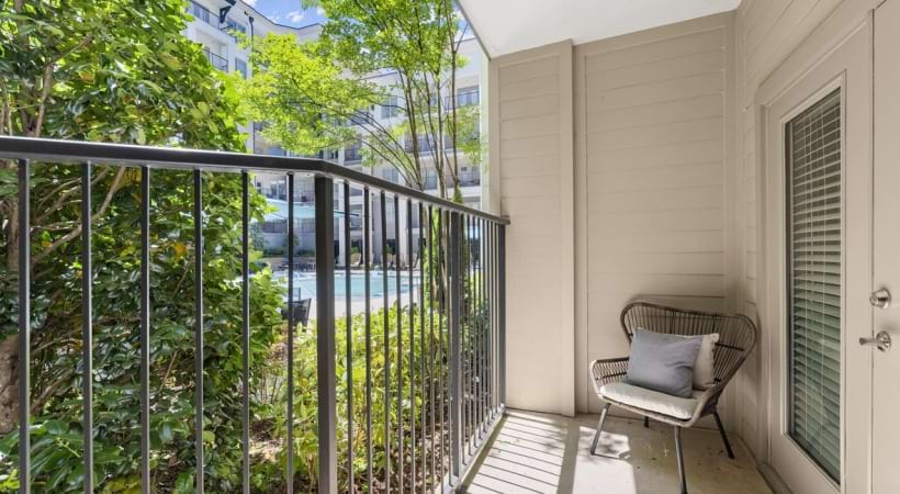 Personal Balcony at Our Apartments in Sandy Springs, GA