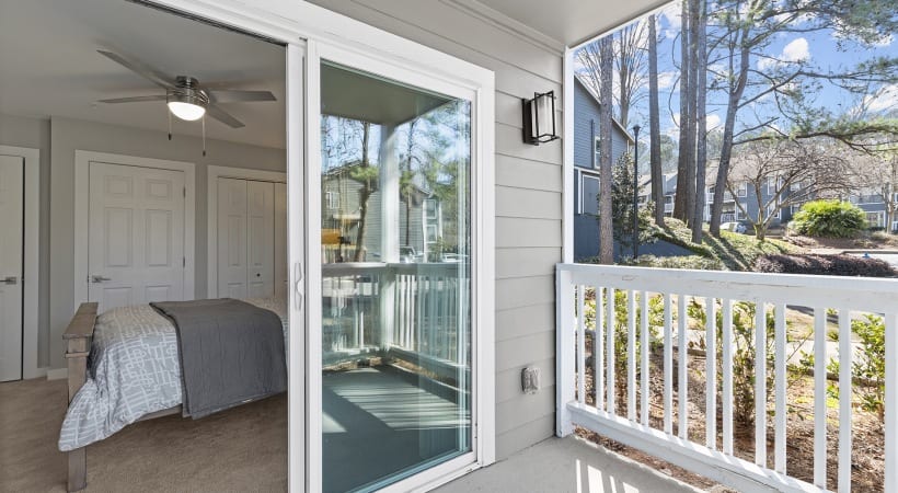 Outdoor Patio at Our Apartments by Cumberland Mall