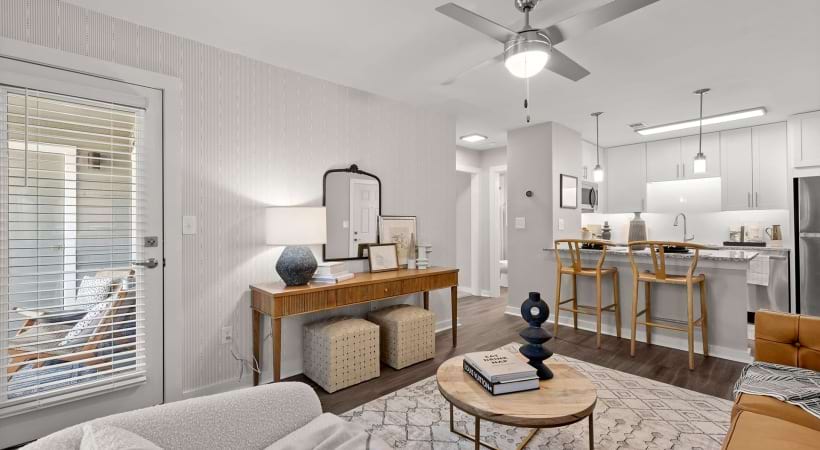 Modern Living Room at Our Apartments in Smyrna, Vinings
