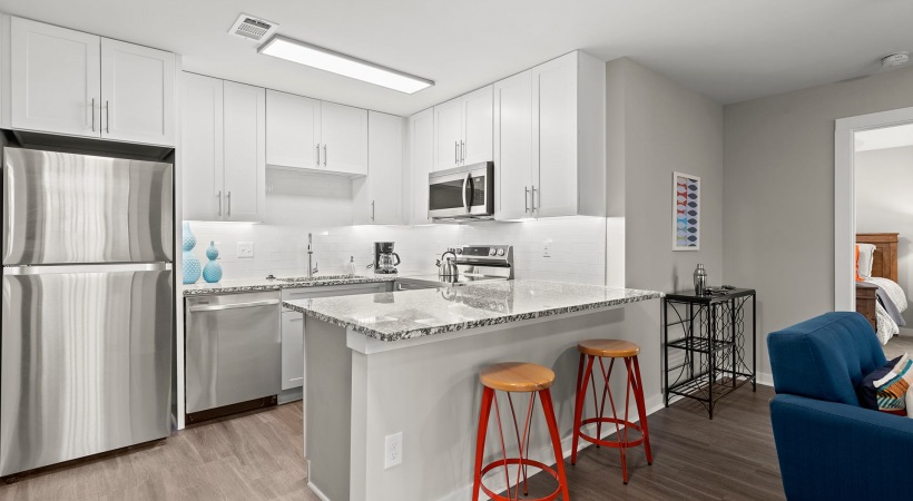 Sleek Granite Countertops at Our Apartments for Rent in Marietta