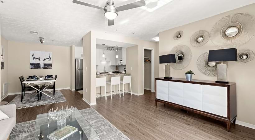 Modern Lighting at Our Apartments for Rent in Smyrna