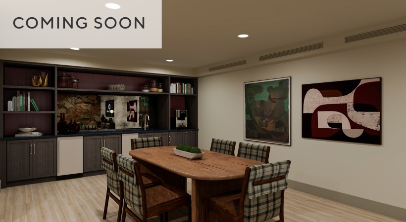 Coming Soon: Newly Renovated Resident Clubhouse 