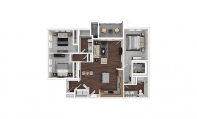 1, 2, & 3-Bedroom Apartments | Cortland at 2534