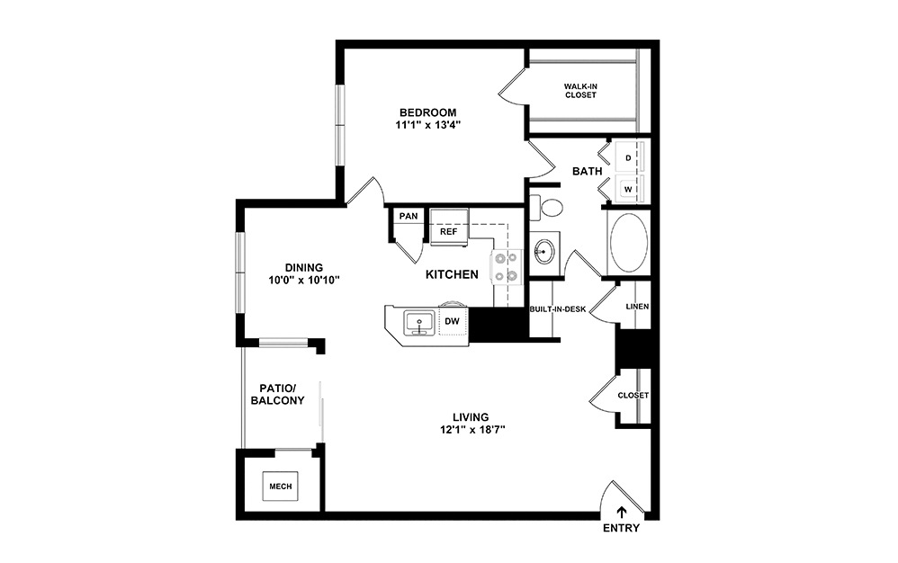 Canyon-Renovated 1 bedroom 1 bath 878 square feet (2)