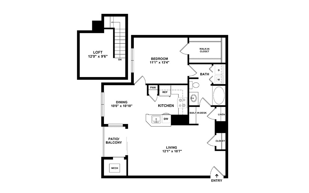 Congaree-Renovated 1 bedroom 1 bath 1001 square feet (2)