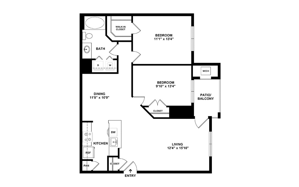 Glacier-Renovated 2 bedroom 1 bath 1002 square feet (2)