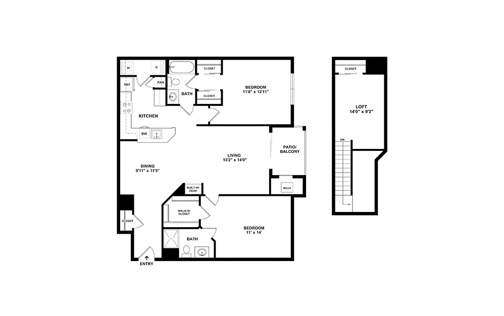 Rainier-Renovated 2 bedroom 2 bath 1303 square feet (2)