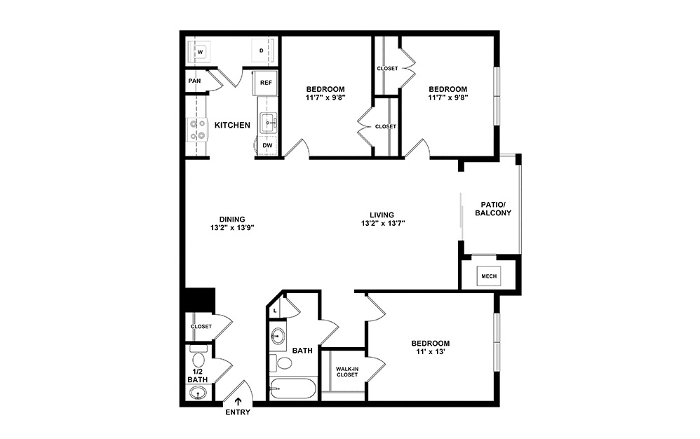Yellowstone-Renovated 3 bedroom 1.5 bath 1131 square feet (2)