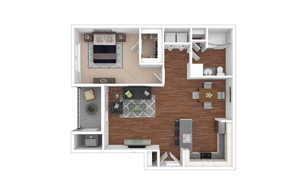 Basin-Renovated 1 bedroom 1 bath 783 square feet