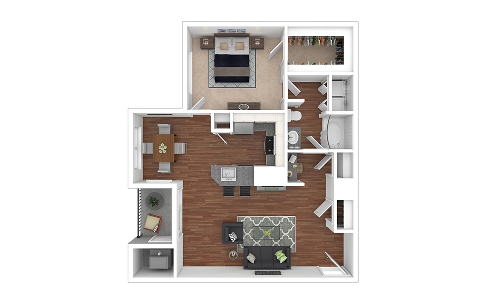 Canyon-Renovated 1 bedroom 1 bath 878 square feet