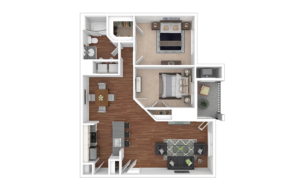 Glacier-Renovated 2 bedroom 1 bath 1002 square feet