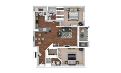Joshua-Renovated 2 bedroom 2 bath 1132 square feet
