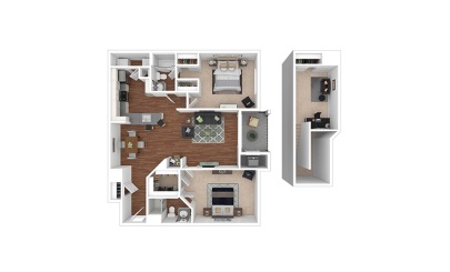Rainier-Renovated 2 bedroom 2 bath 1303 square feet