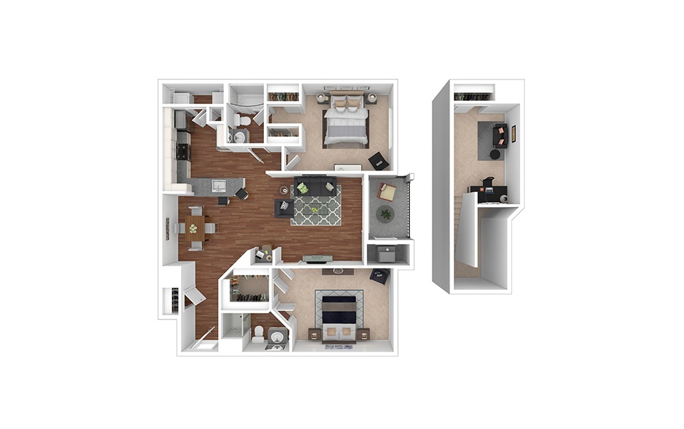 Rainier-Renovated 2 bedroom 2 bath 1303 square feet