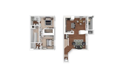Teton-Renovated 2 bedroom 2 bath 1360 square feet