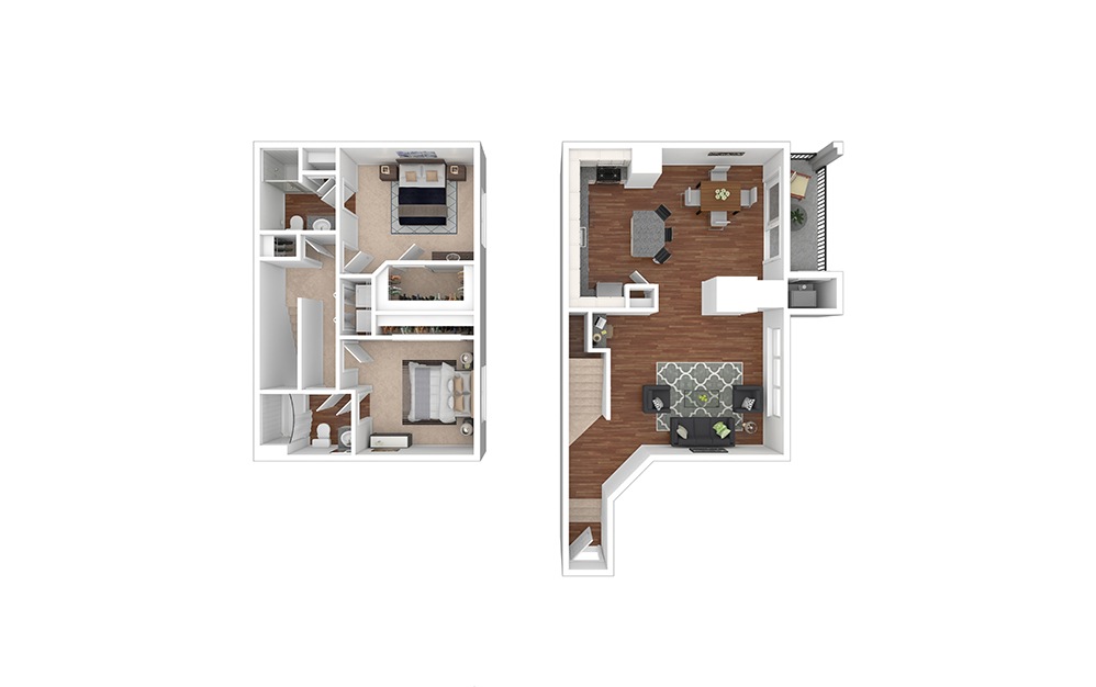 Teton-Renovated 2 bedroom 2 bath 1360 square feet