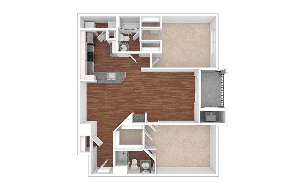 Joshua-Renovated 2 bedroom 2 bath 1132 square feet (1)