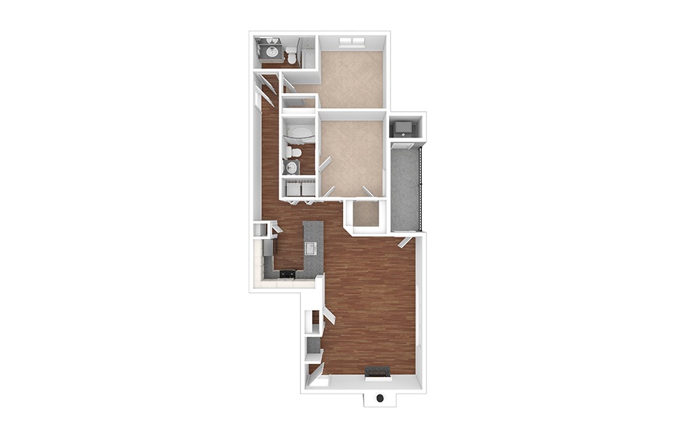 2 Bedroom at Cortland at Dulles