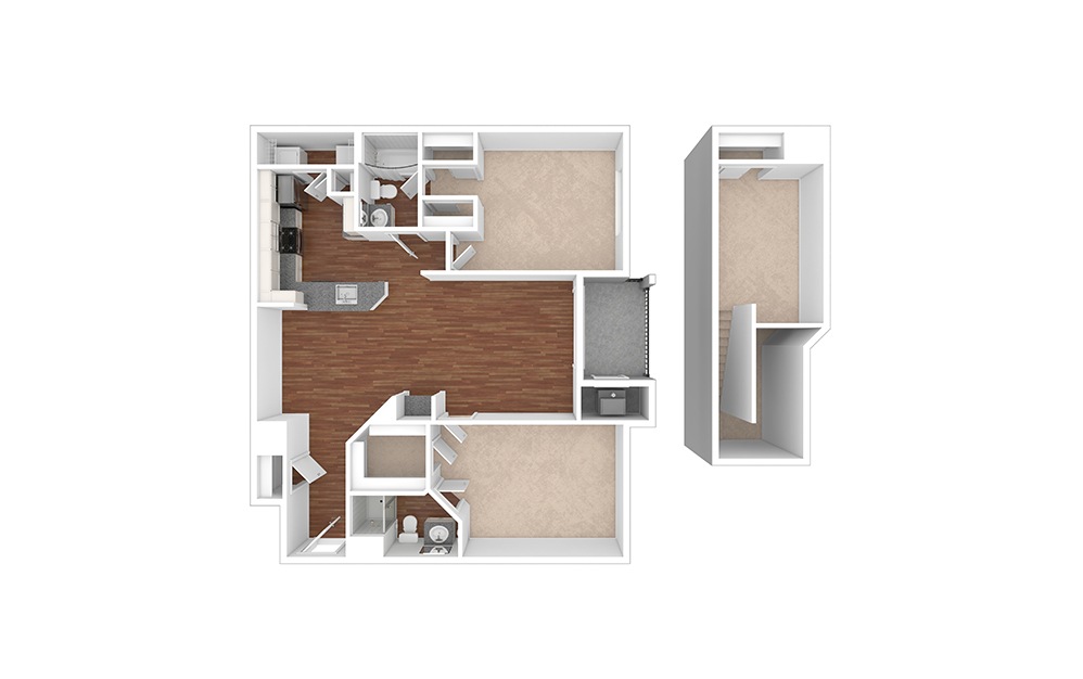 Rainier-Renovated 2 bedroom 2 bath 1303 square feet (1)