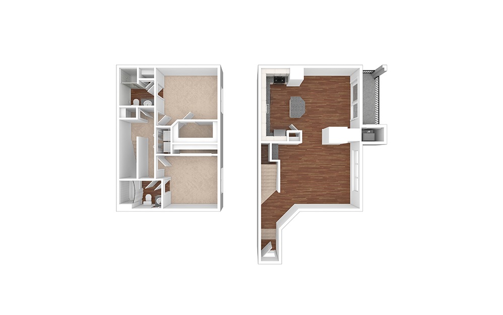 Teton-Renovated 2 bedroom 2 bath 1360 square feet (1)