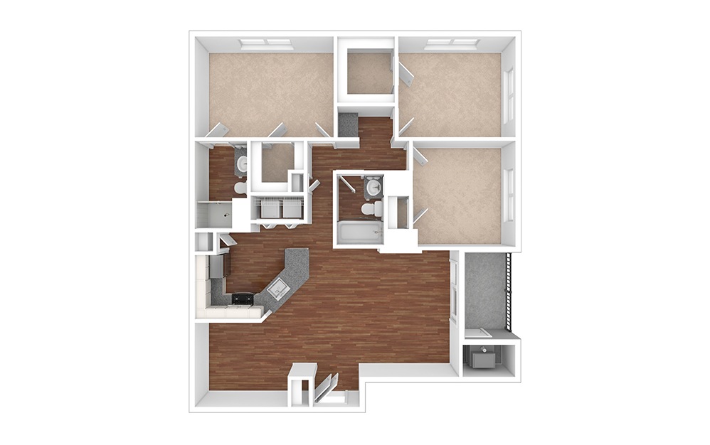 Yosemite-Renovated 3 bedroom 2 bath 1312 square feet (1)