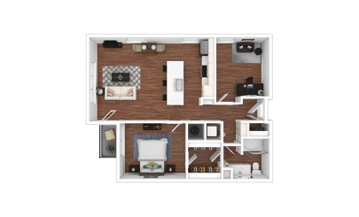 Ivory - Renovated 1 bedroom 1 bath 945 square feet