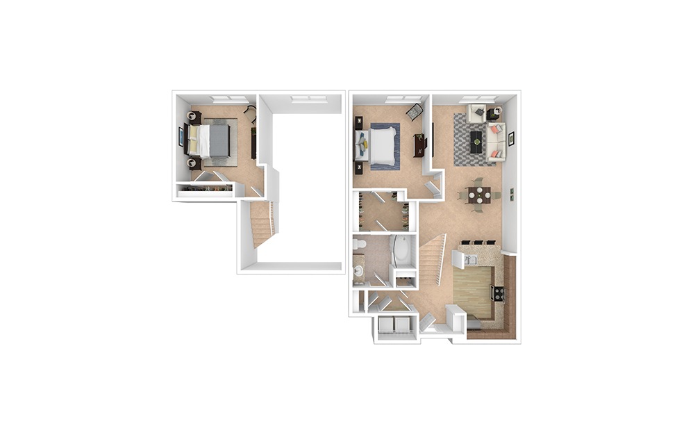 Mint Classic 2 Bedroom at Our Lakewood, CO Apartments for Rent 
