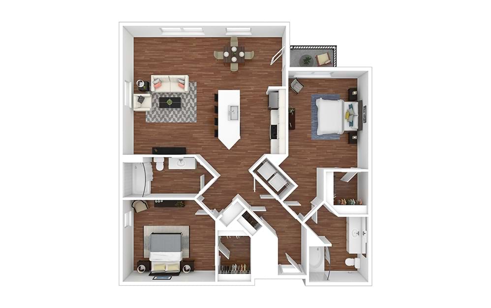 Sable - Renovated 2 bedroom 2 bath 1133 square feet