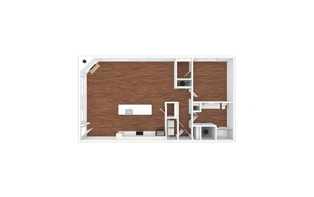 Hazel Classic 1 Bedroom at Our Belmar, Lakewood Apartments