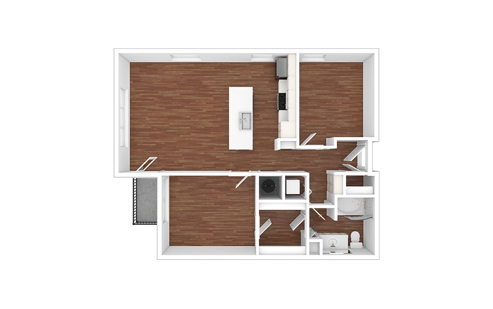Ivory - Renovated 1 bedroom 1 bath 945 square feet (1)