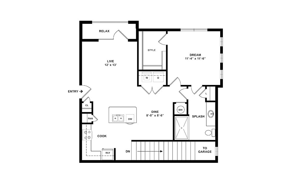 {FLOORPLAN } Floor Plan | Cortland Brackenridge