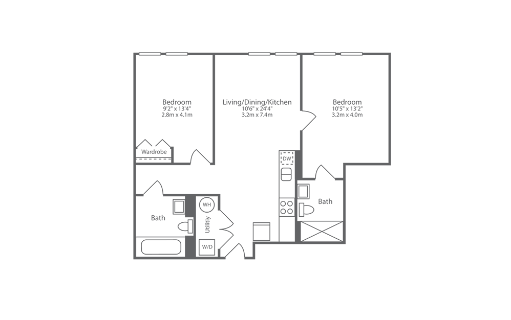 B1 2 Bedroom Luxury Apartment in Birmingham to Rent
