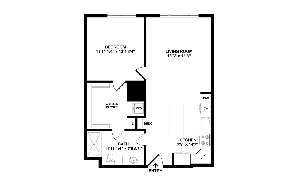 Ginter Floor Plan | Cortland Bull City