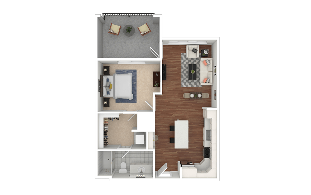 Crowe Floor Plan | Cortland Bull City