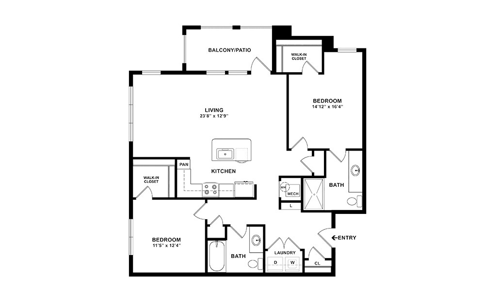 Mulligan 2 Bedroom Apartment for Rent in Davenport, FL 