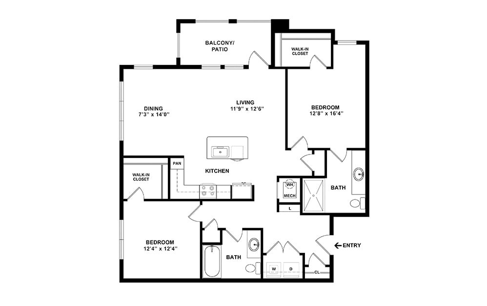 Putt 2 Bedroom Apartment for Rent in Four Corners, FL