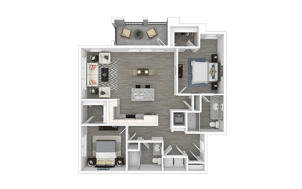 Mulligan 2 Bedroom Apartment for Rent in Davenport, Florida