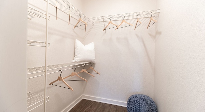 Walk-In Closet at Our North Phoenix Apartments for Rent