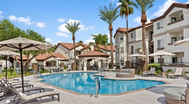 View of the Pool at Our Desert Ridge Apartments in AZ