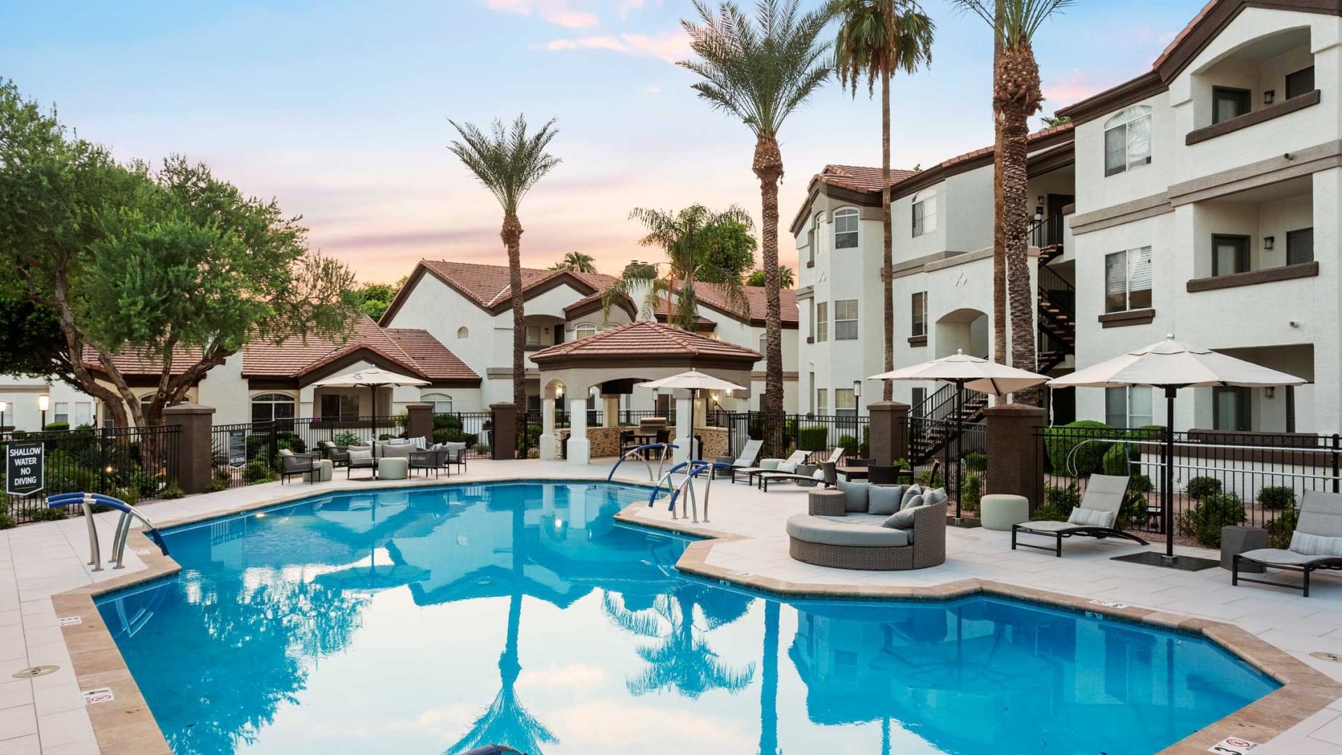 View of the Pool at Our Desert Ridge Apartments in North Phoenix