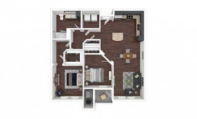 Marsala 2 Bedroom at Our Apartments in Louisville, Colorado