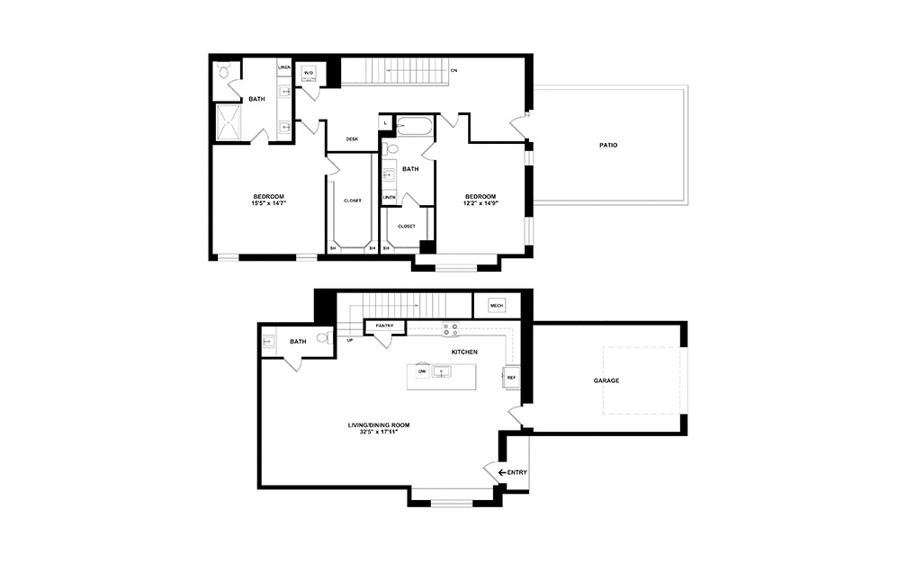 Zang 2 bedroom 2.5 bath 2039 square feet (2)