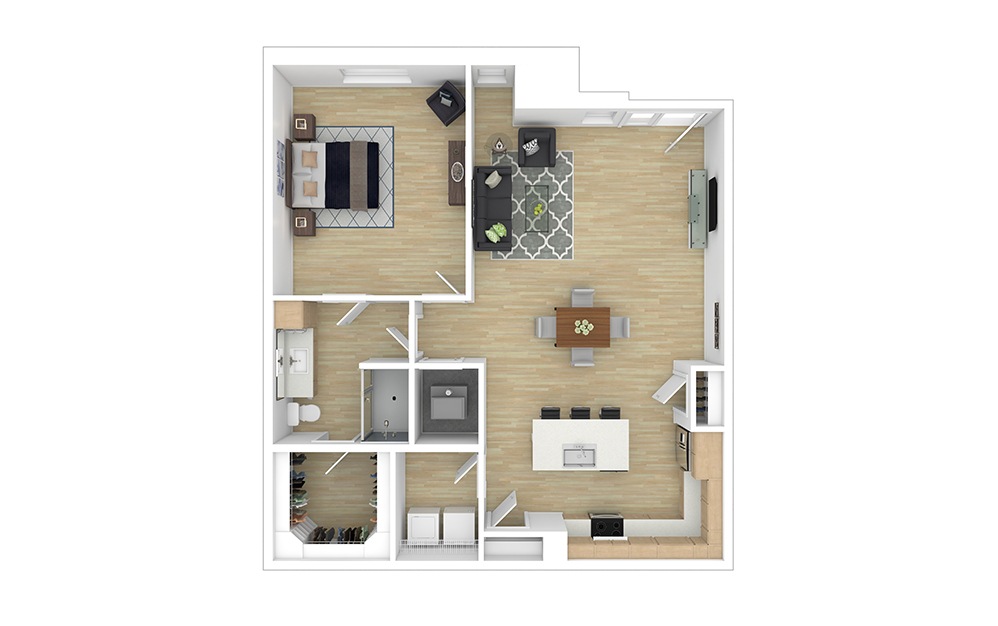 Fairmont 1 bedroom 1 bath 1087 square feet
