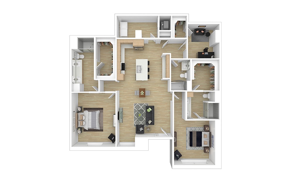 Young 2 bedroom 2.5 bath 1871 square feet