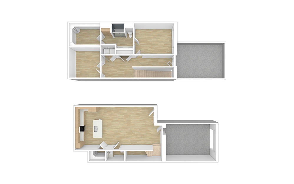 Vickery 1 bedroom 1.5 bath 1670 square feet (1)
