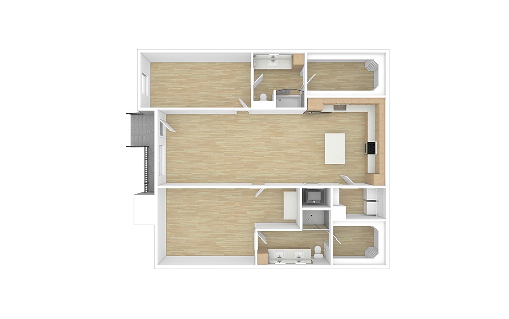 Quorum 2 bedroom 2 bath 1529 square feet (1)