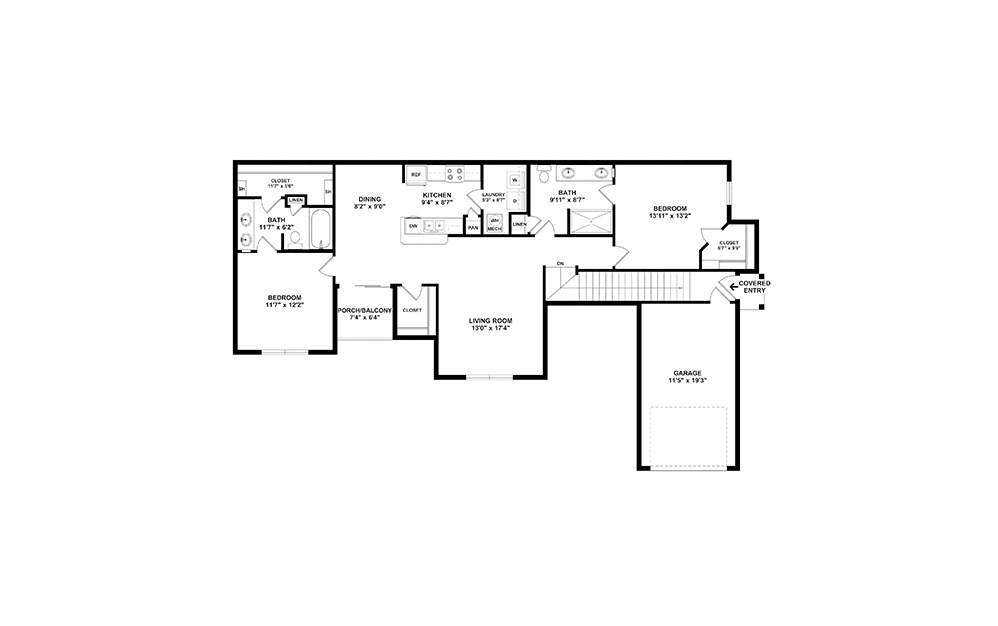 Sunburst Floor Plan | Cortland Jubilee Park